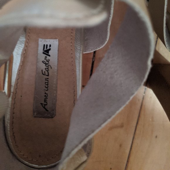 Gold straps sandales - Picture 4 of 6